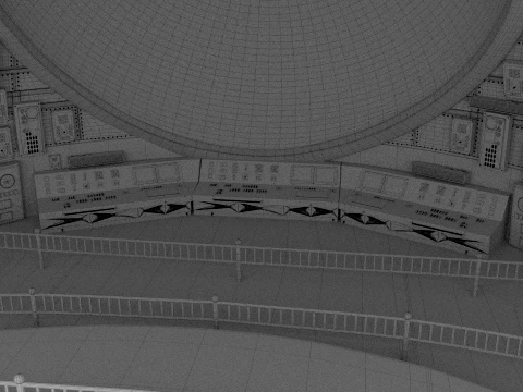 Command Room 3D Model