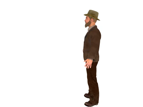 Farmer 3D Model