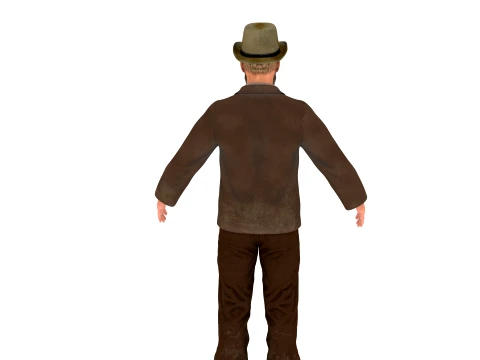 Farmer 3D Model