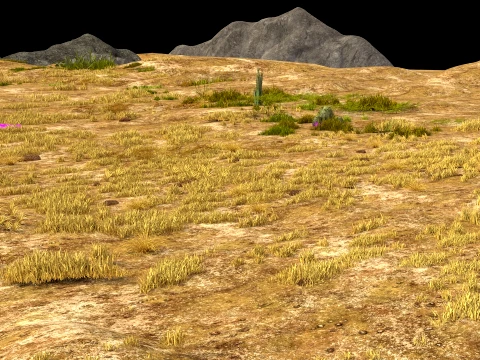 Grassland 3D Model