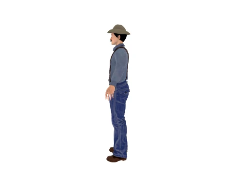 Cowboy 3D Model