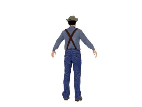 Cowboy 3D Model