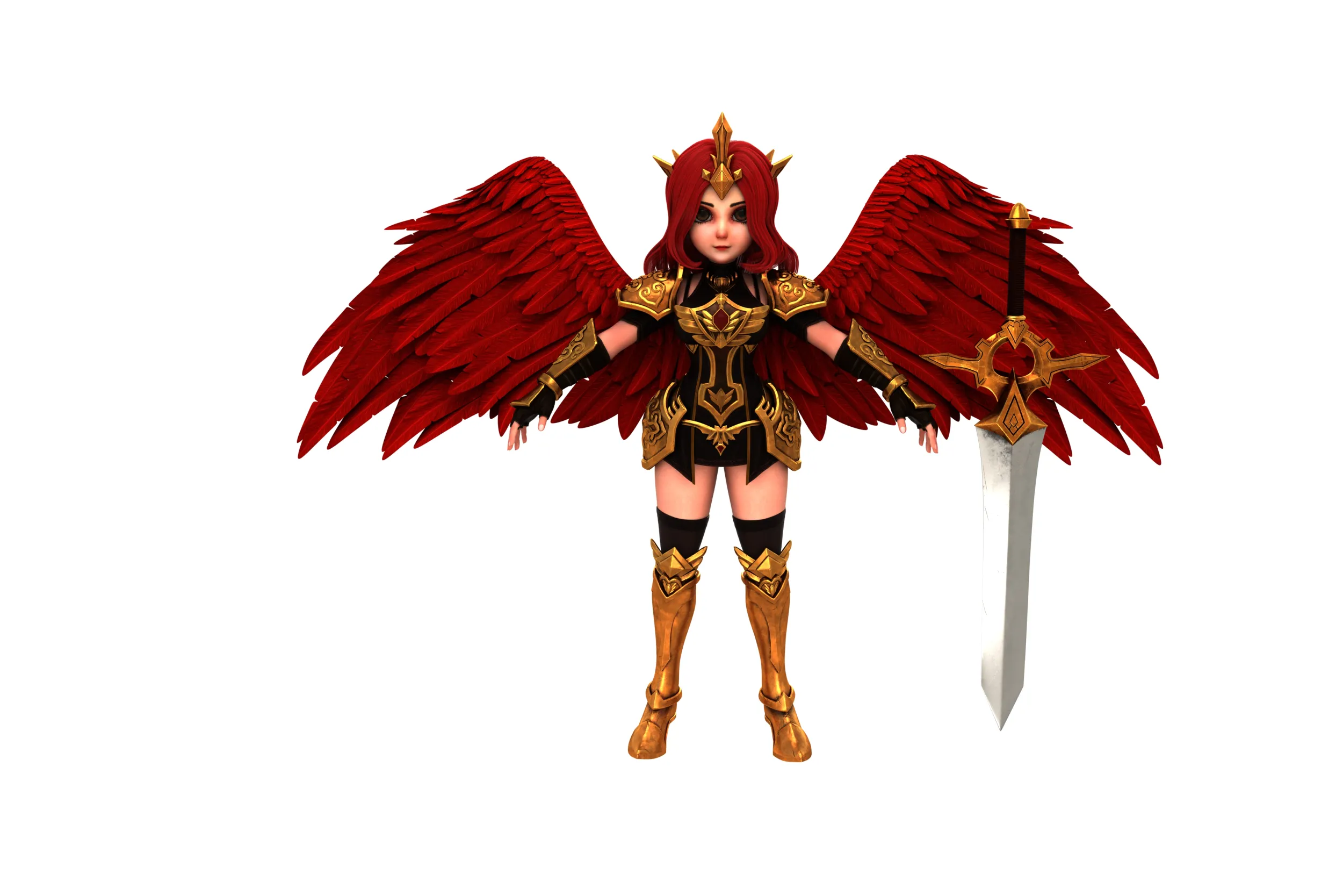 Valkyrie 3D Model .c4d .max .obj .3ds .fbx .stl .blend