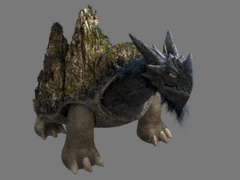 Supernatural tortoise 3D Model