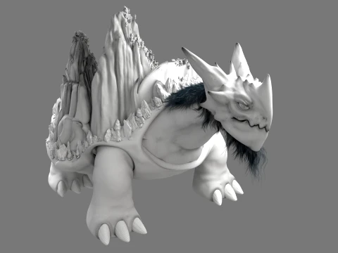Supernatural tortoise 3D Model