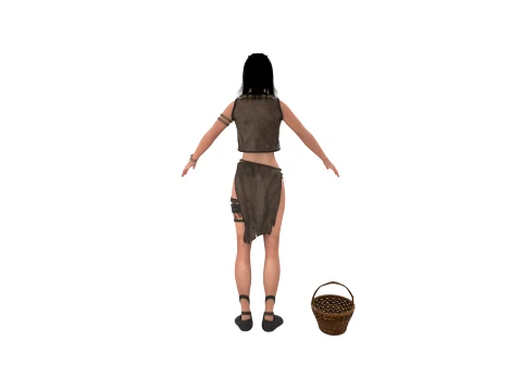 Primitive humans 3D Model