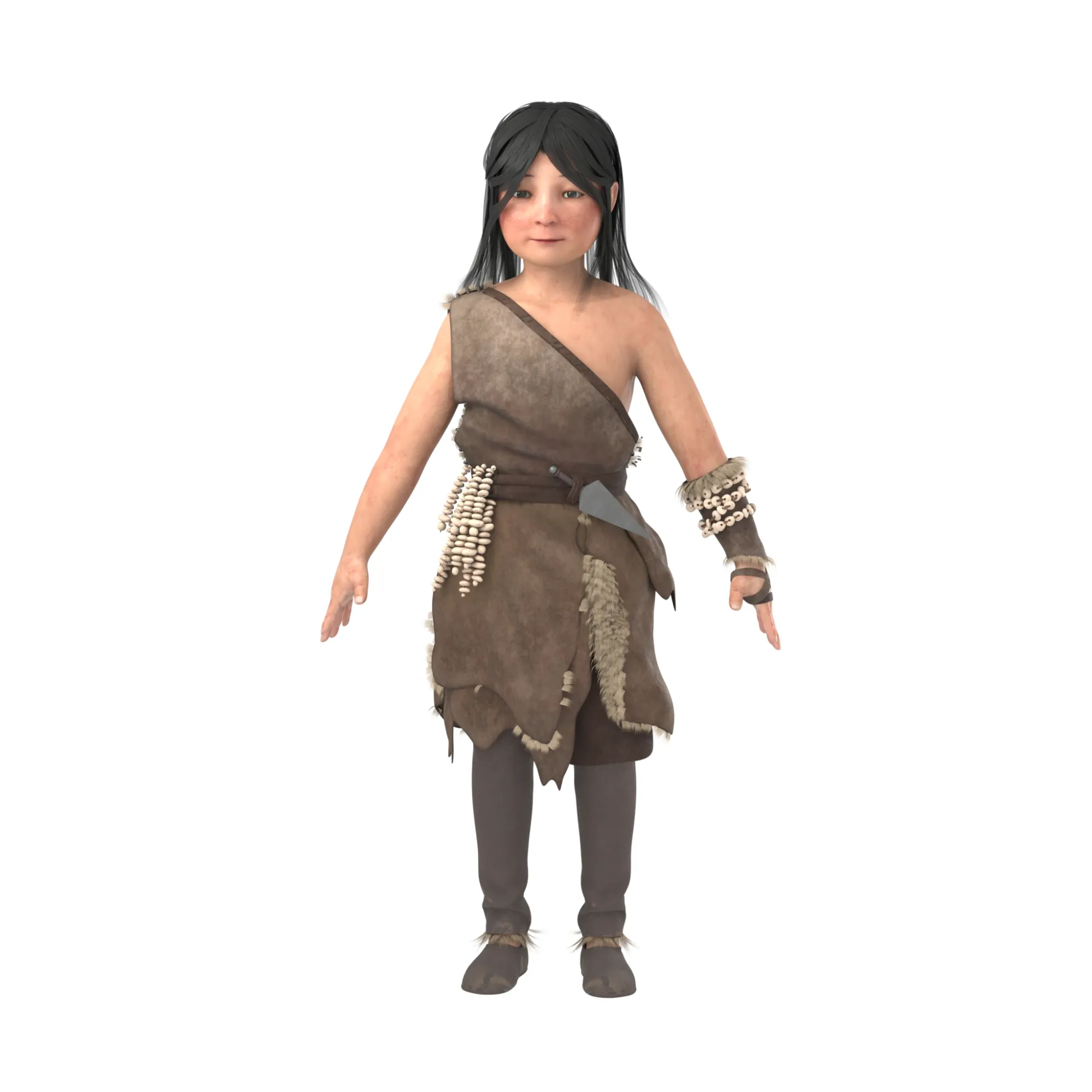 Primitive humans 3D Model .c4d .max .obj .3ds .fbx .stl .blend