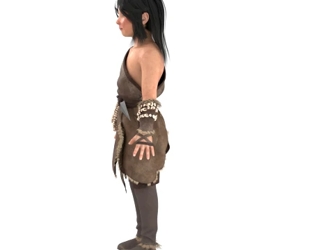 Primitive humans 3D Model
