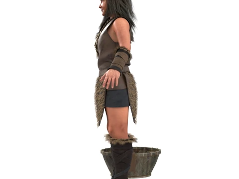 Primitive humans 3D Model