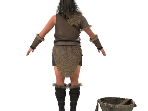 Primitive humans 3D Model
