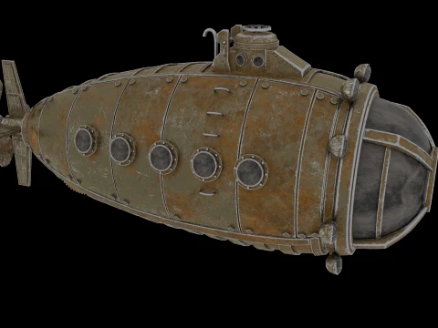 Submarine 3D Model