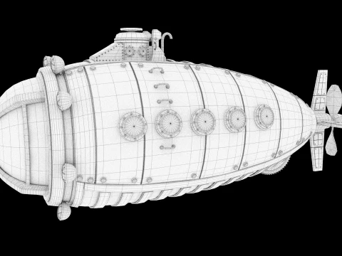 Submarine 3D Model
