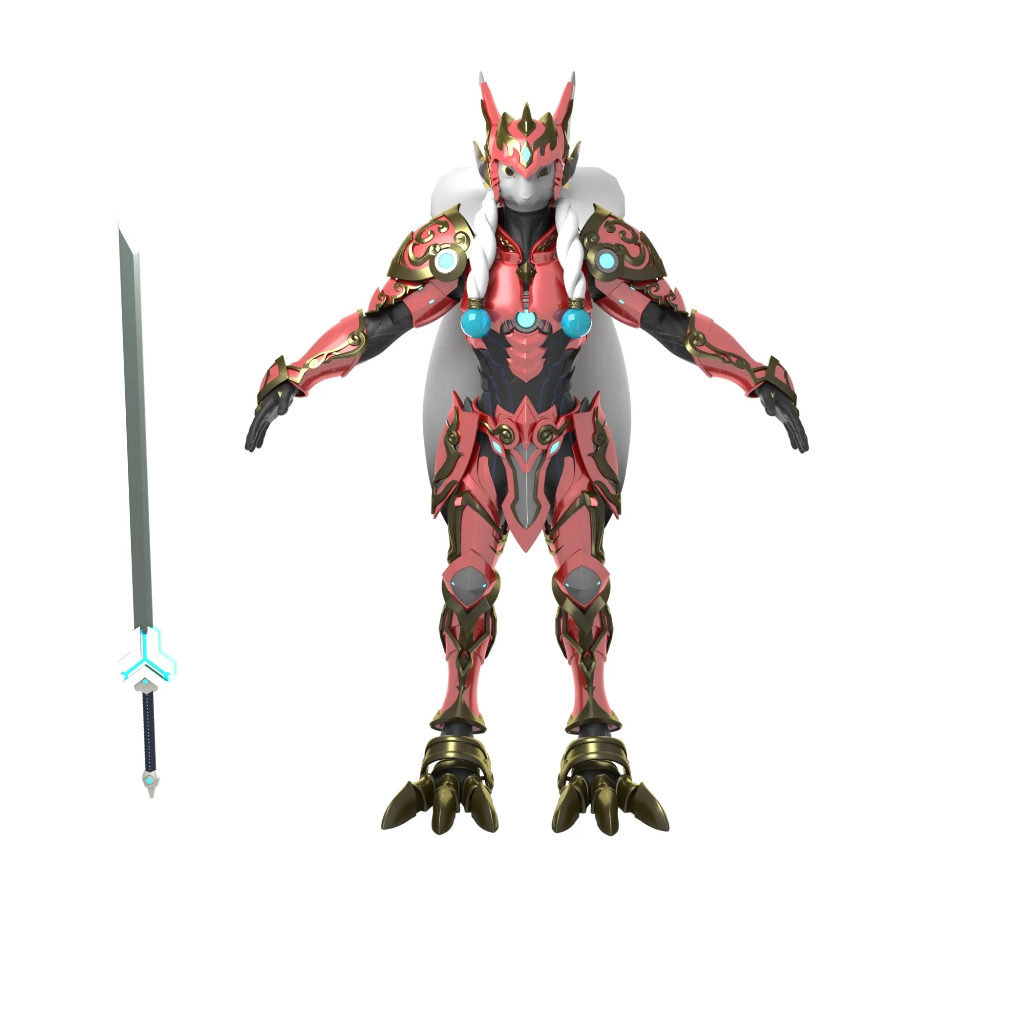 Zu 3D Model .c4d .max .obj .3ds .fbx .stl .blend