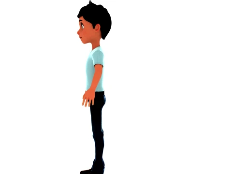 Cartoon characters 3D Model