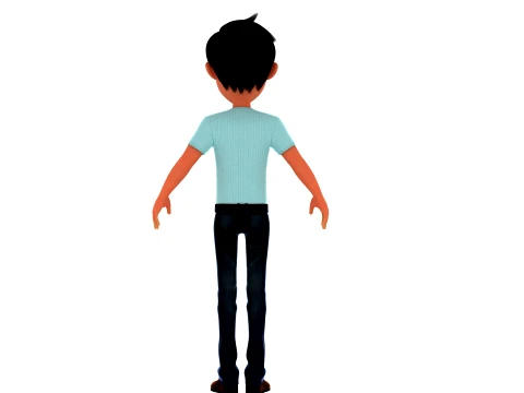 Cartoon characters 3D Model