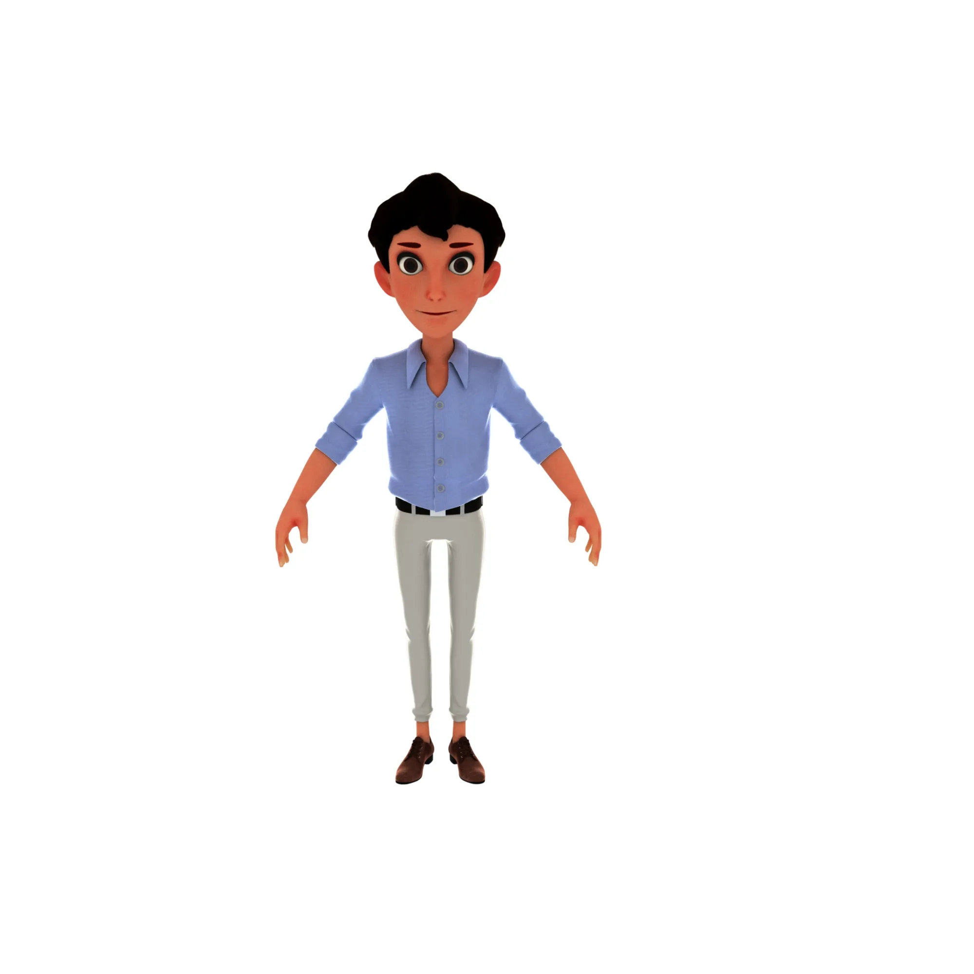 Cartoon characters 3D Model .c4d .max .obj .3ds .fbx .stl .blend