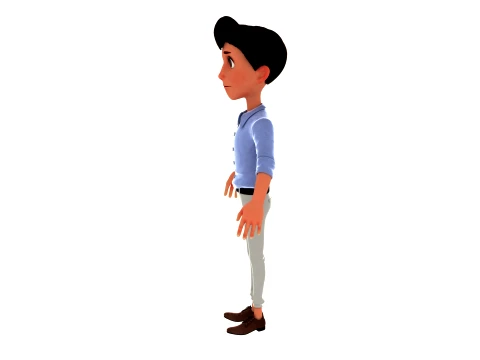 Cartoon characters 3D Model