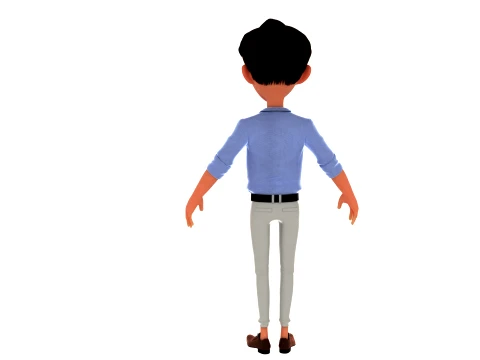 Cartoon characters 3D Model