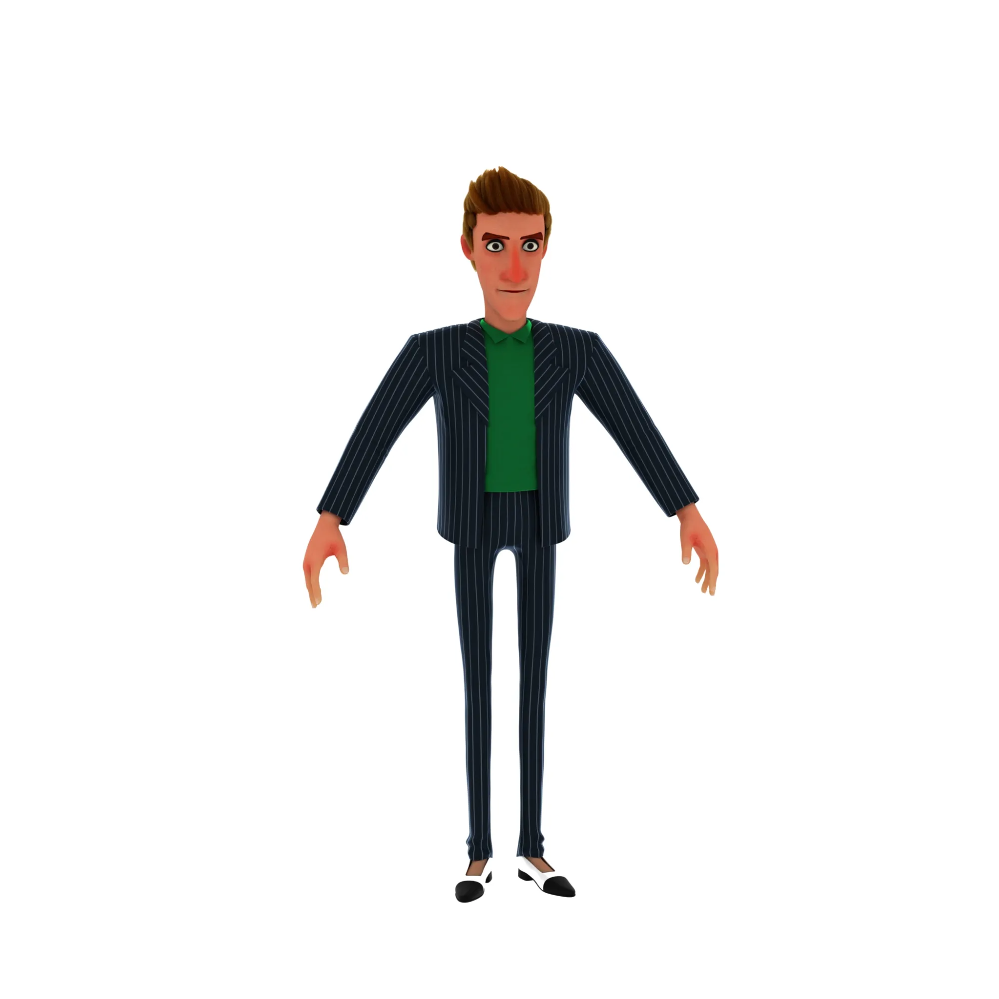 Cartoon characters 3D Model .c4d .max .obj .3ds .fbx .stl .blend