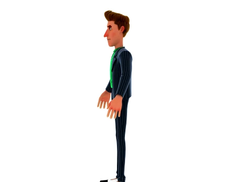 Cartoon characters 3D Model