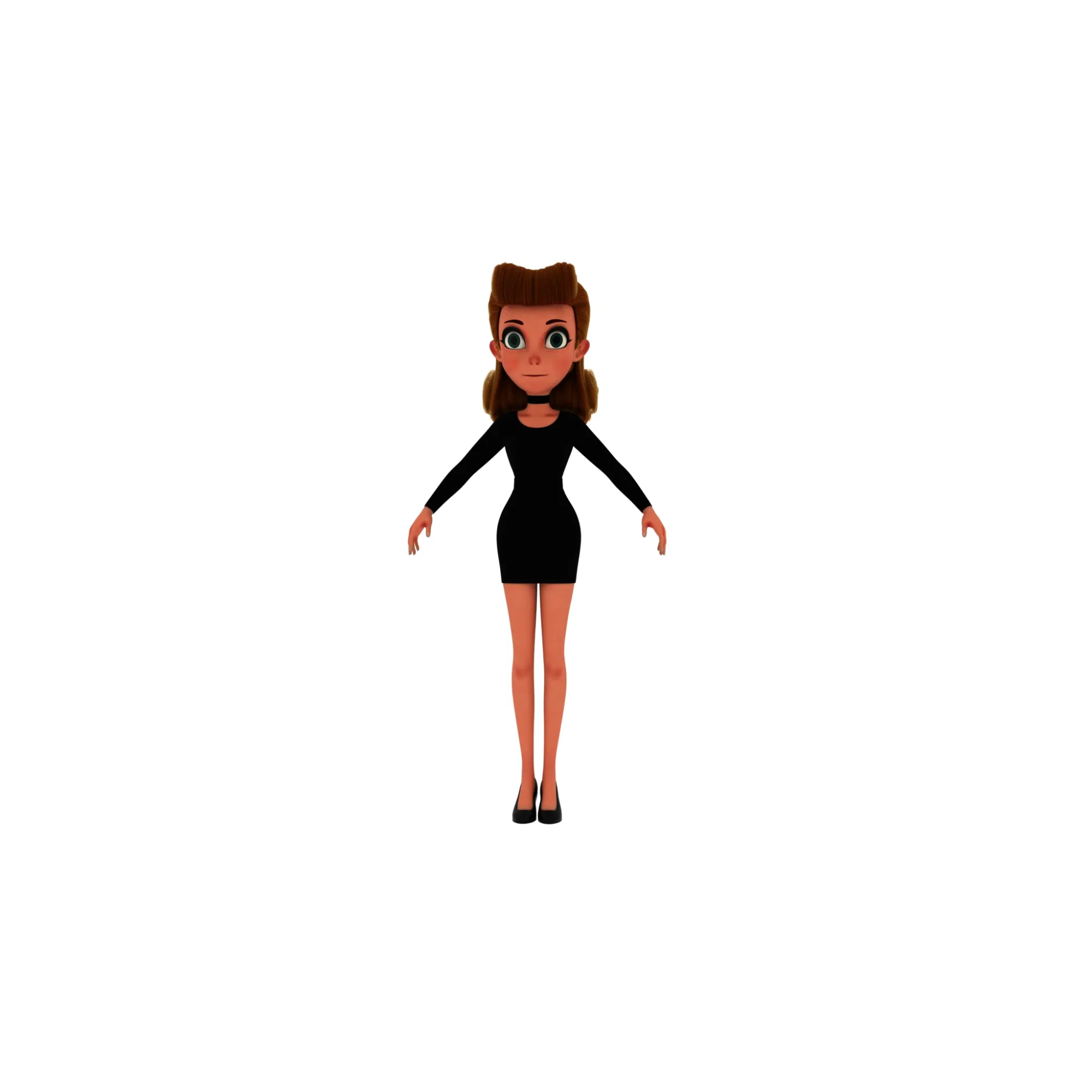 Cartoon characters 3D Model .c4d .max .obj .3ds .fbx .stl .blend
