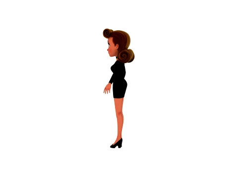 Cartoon characters 3D Model