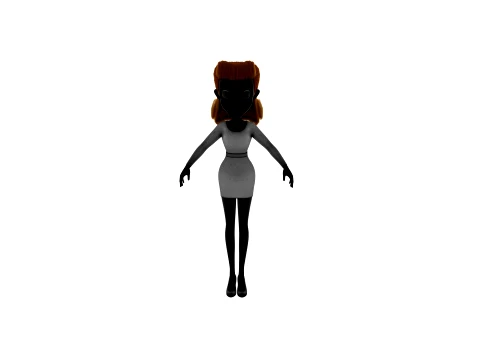 Cartoon characters 3D Model