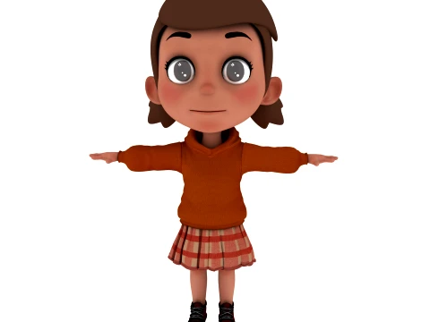 Cartoon characters 3D Model