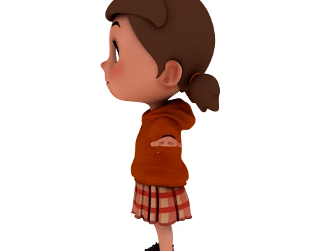 Cartoon characters 3D Model