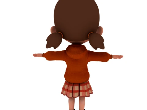 Cartoon characters 3D Model