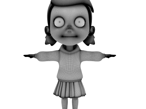 Cartoon characters 3D Model