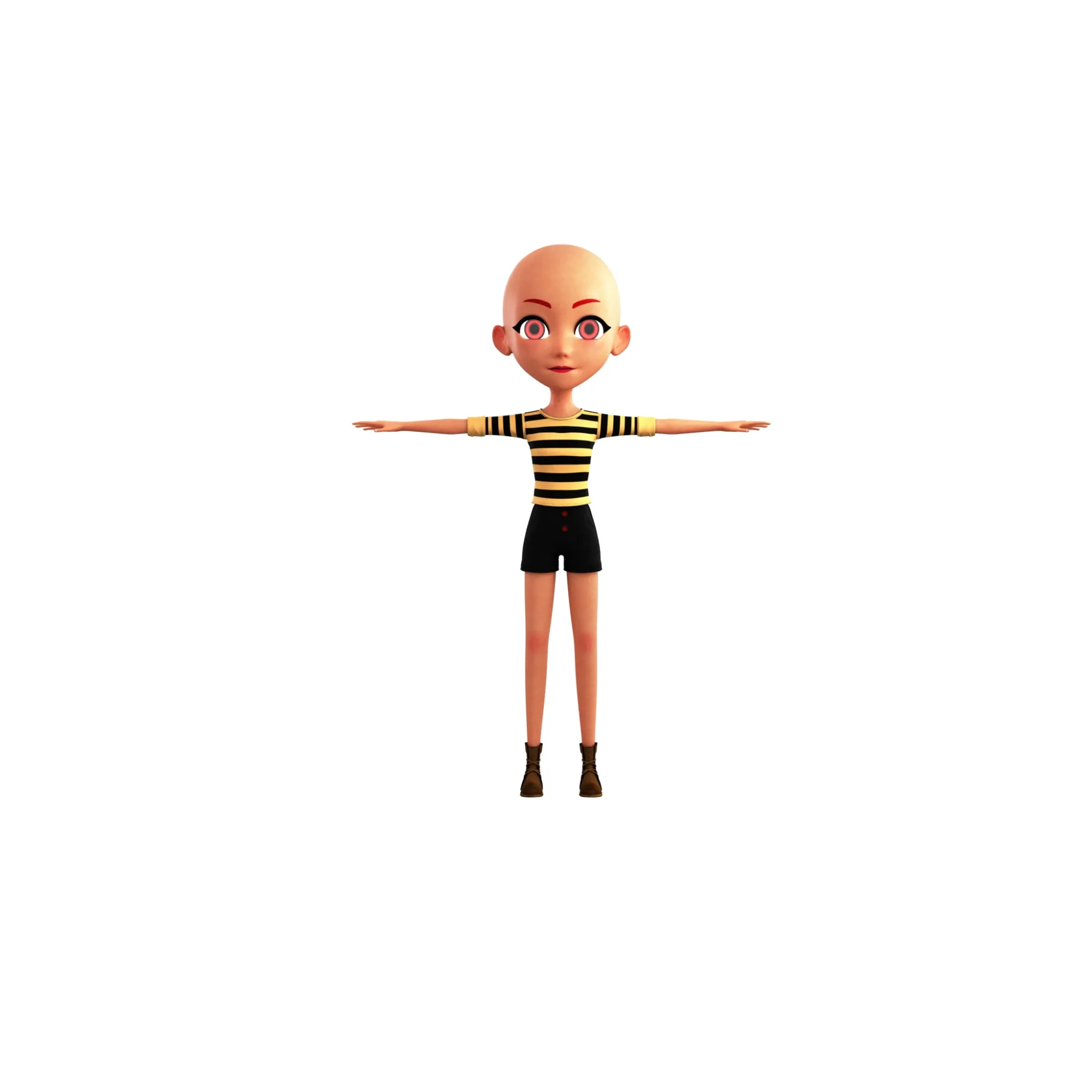 Cartoon characters 3D Model .c4d .max .obj .3ds .fbx .stl .blend 