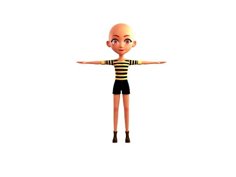 Cartoon characters 3D Model