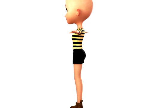 Cartoon characters 3D Model