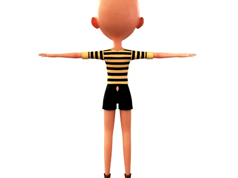 Cartoon characters 3D Model