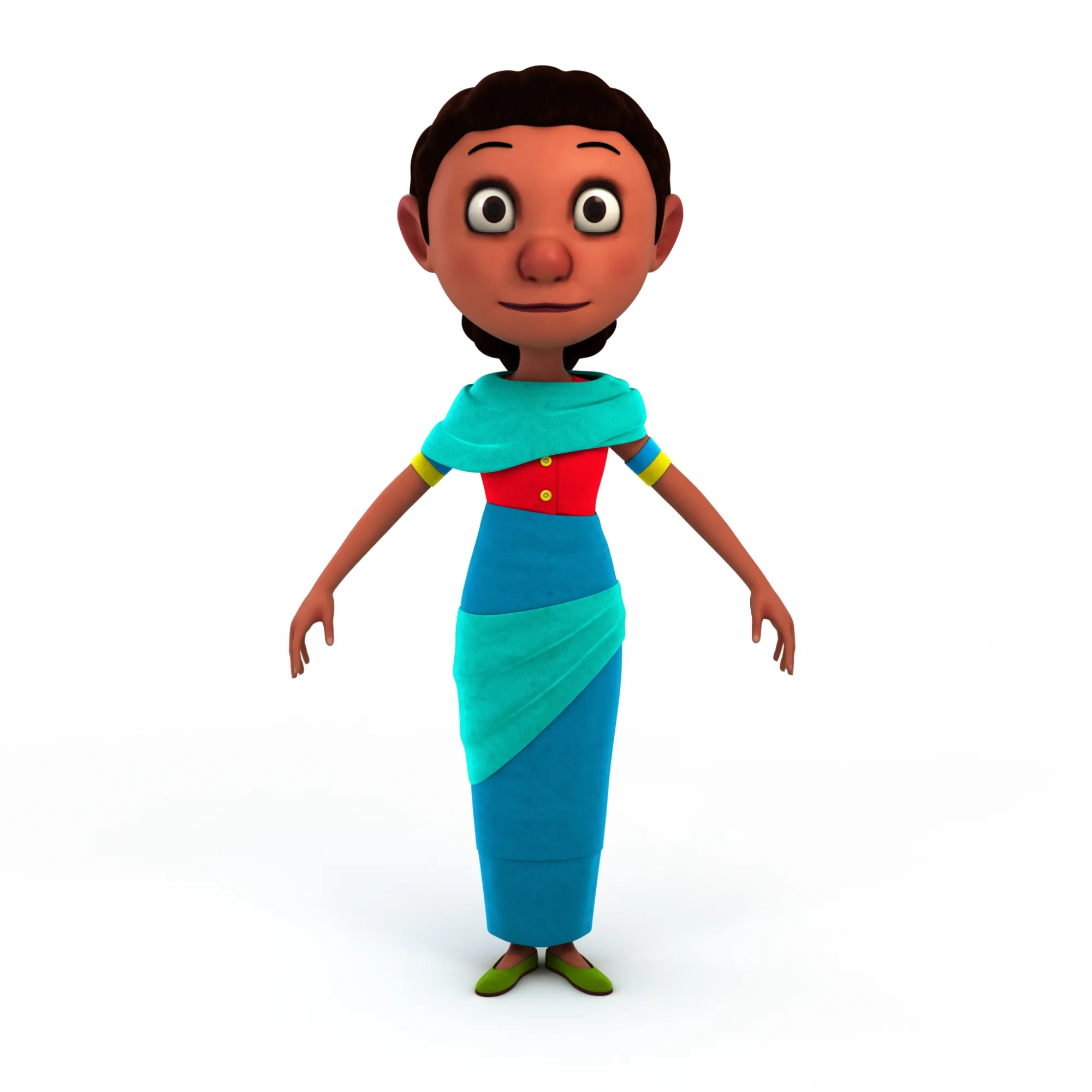 Cartoon characters 3D Model .c4d .max .obj .3ds .fbx .stl .blend 