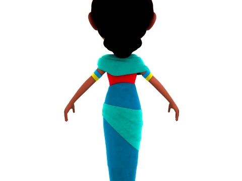 Cartoon characters 3D Model