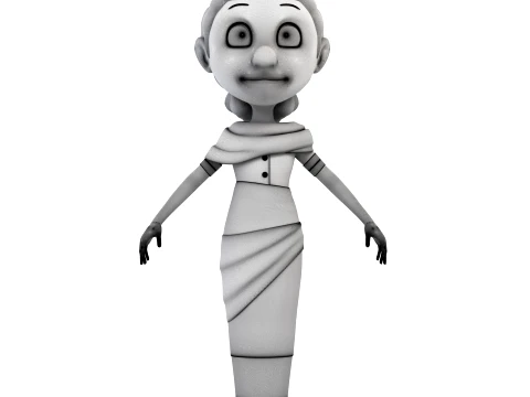 Cartoon characters 3D Model