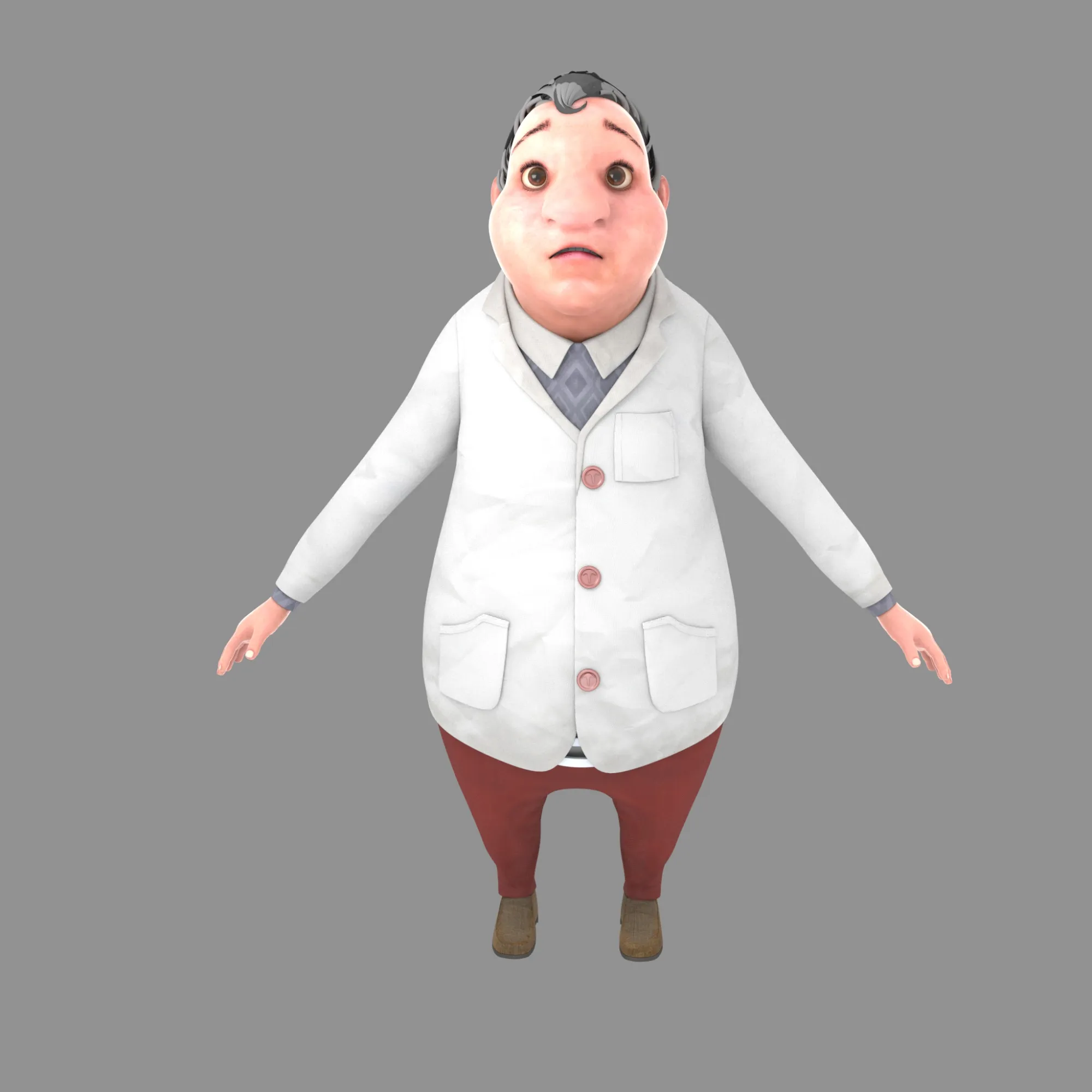 Cartoon characters 3D Model .c4d .max .obj .3ds .fbx .stl .blend