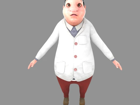 Cartoon characters 3D Model