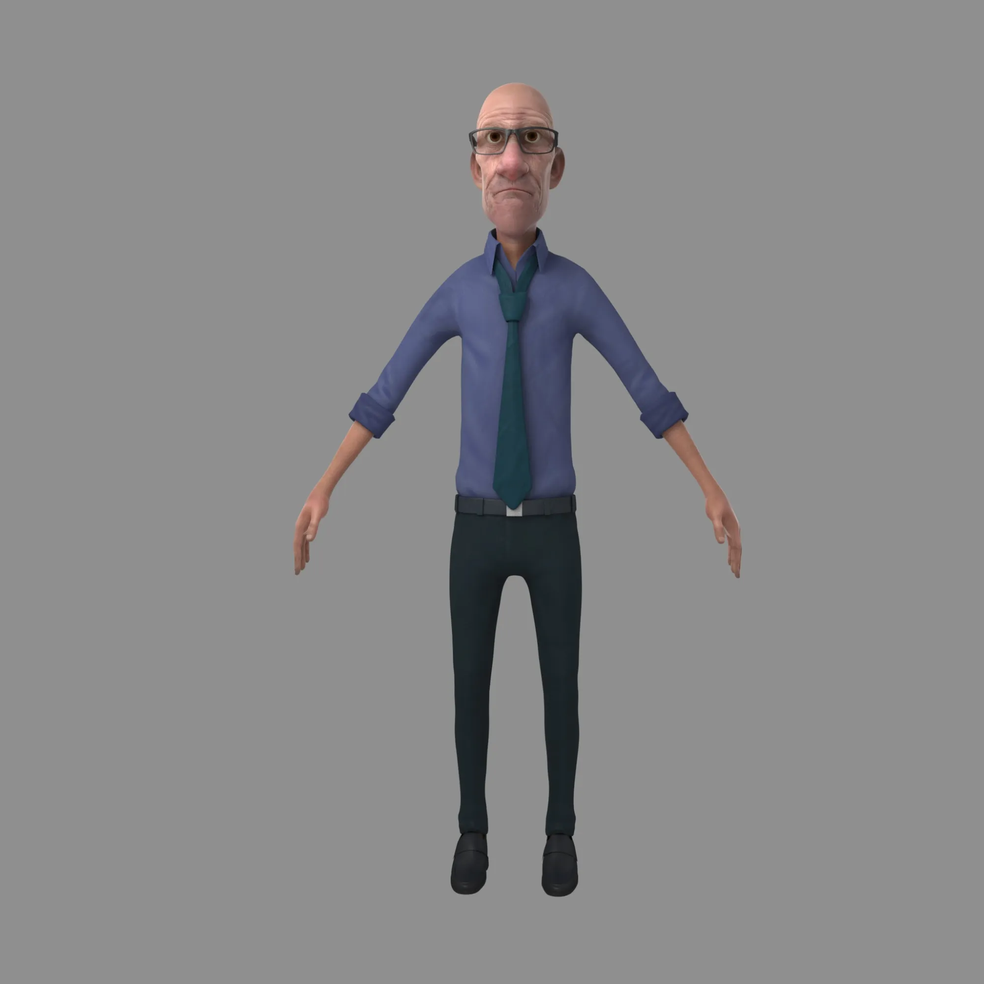 Cartoon characters 3D Model .c4d .max .obj .3ds .fbx .stl .blend