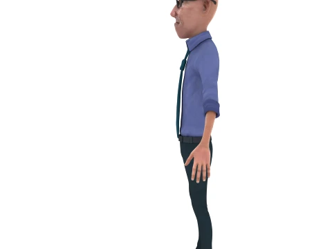 Cartoon characters 3D Model