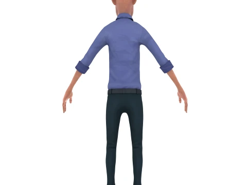 Cartoon characters 3D Model