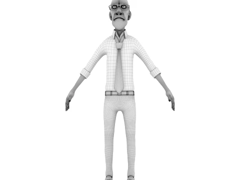 Cartoon characters 3D Model