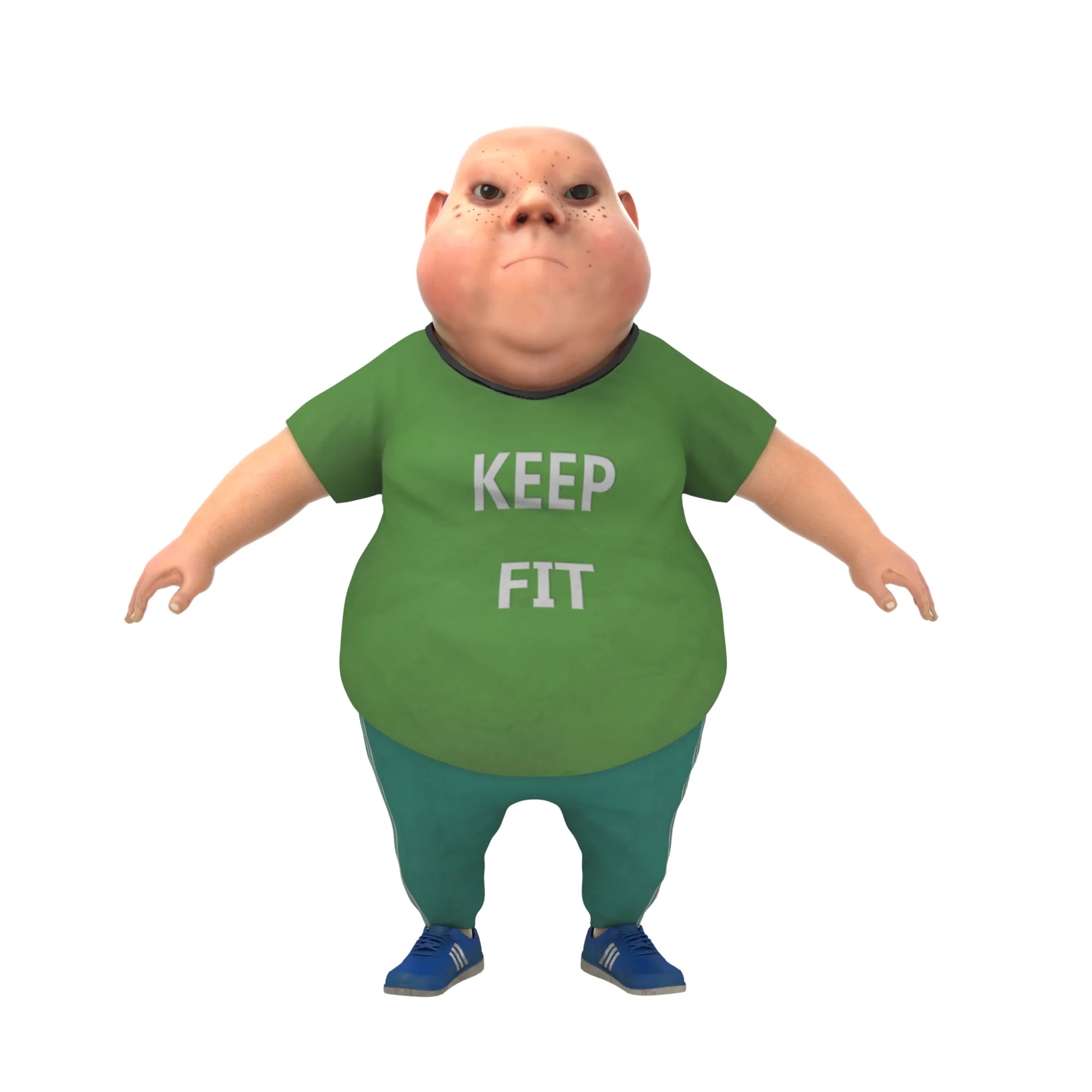 Cartoon characters 3D Model .c4d .max .obj .3ds .fbx .stl .blend