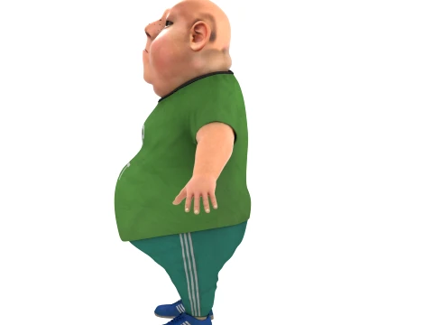 Cartoon characters 3D Model