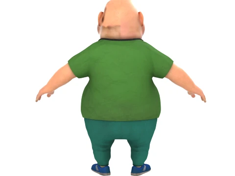 Cartoon characters 3D Model