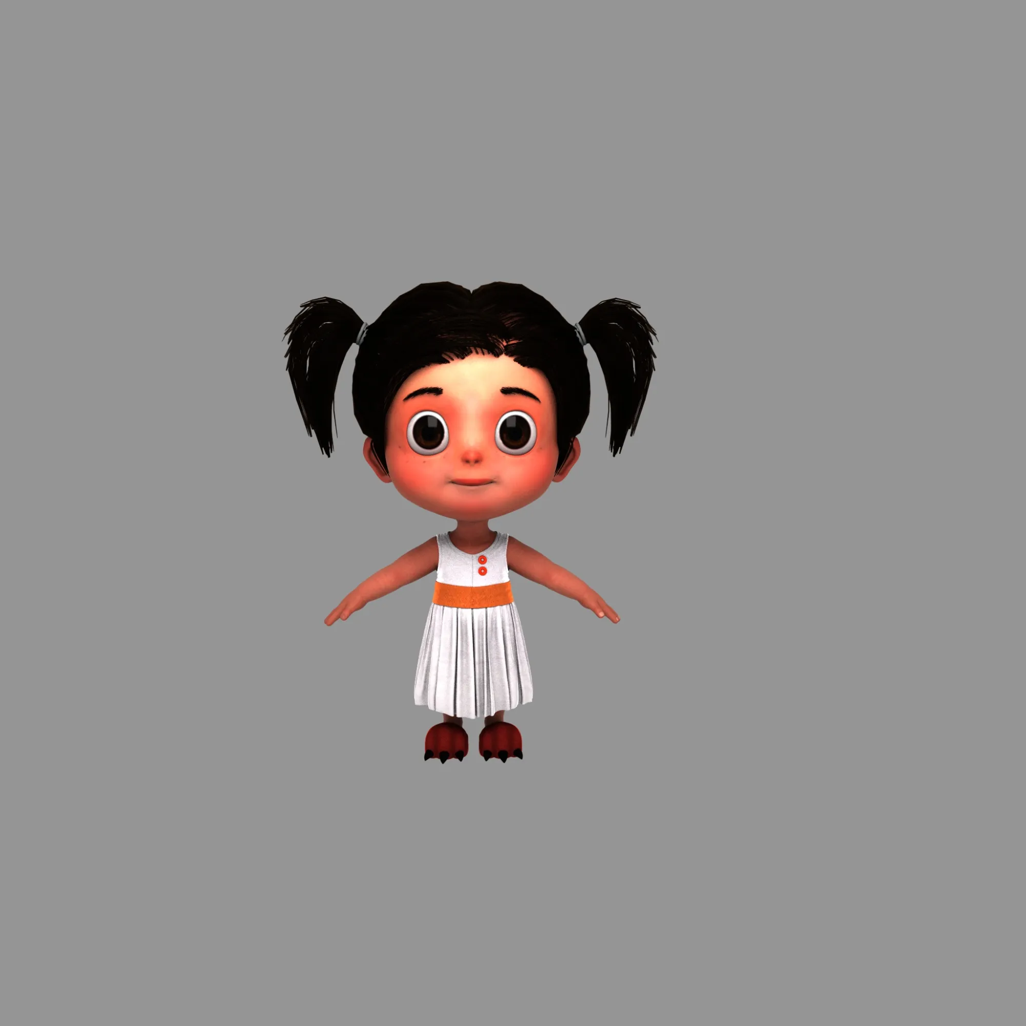 Cartoon characters 3D Model .c4d .max .obj .3ds .fbx .stl .blend 