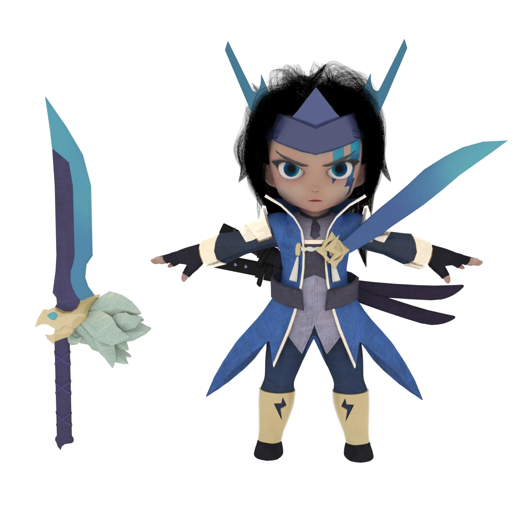Cartoon characters 3D Model .c4d .max .obj .3ds .fbx .stl .blend 