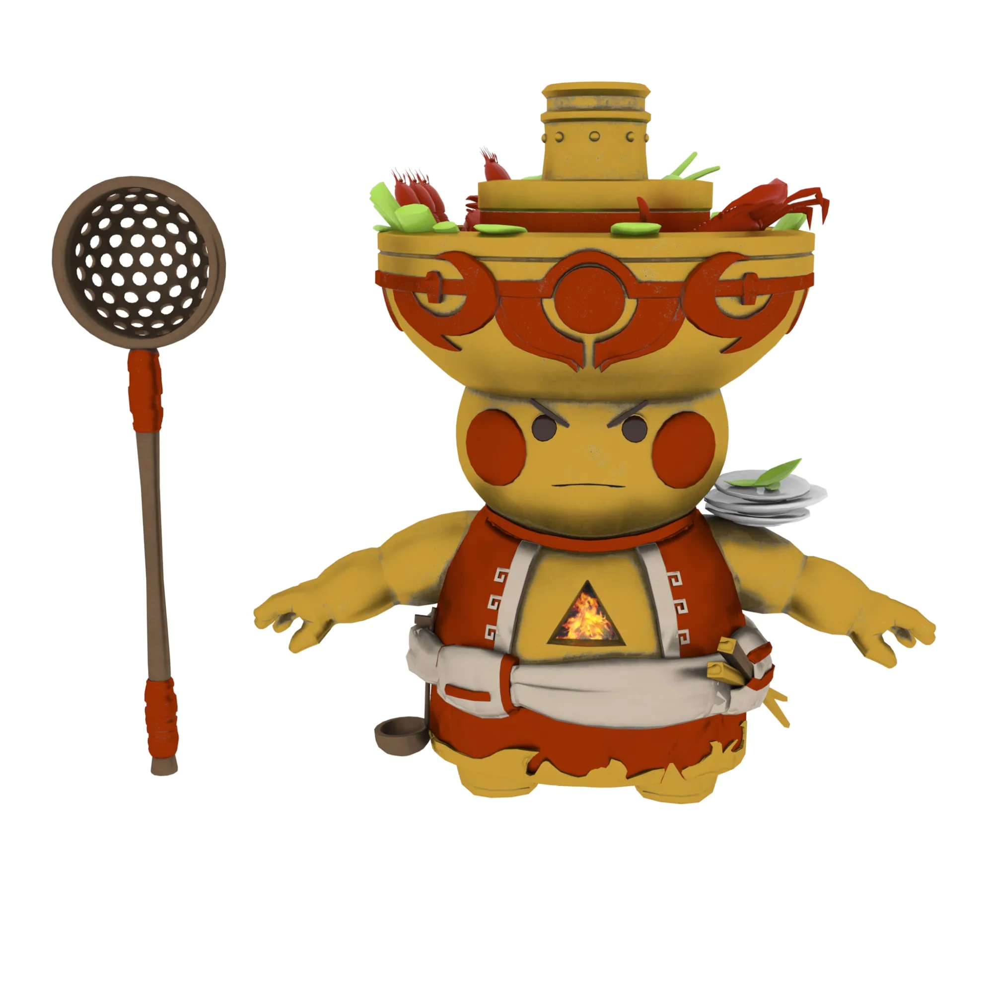 Cartoon characters 3D Model .c4d .max .obj .3ds .fbx .stl .blend